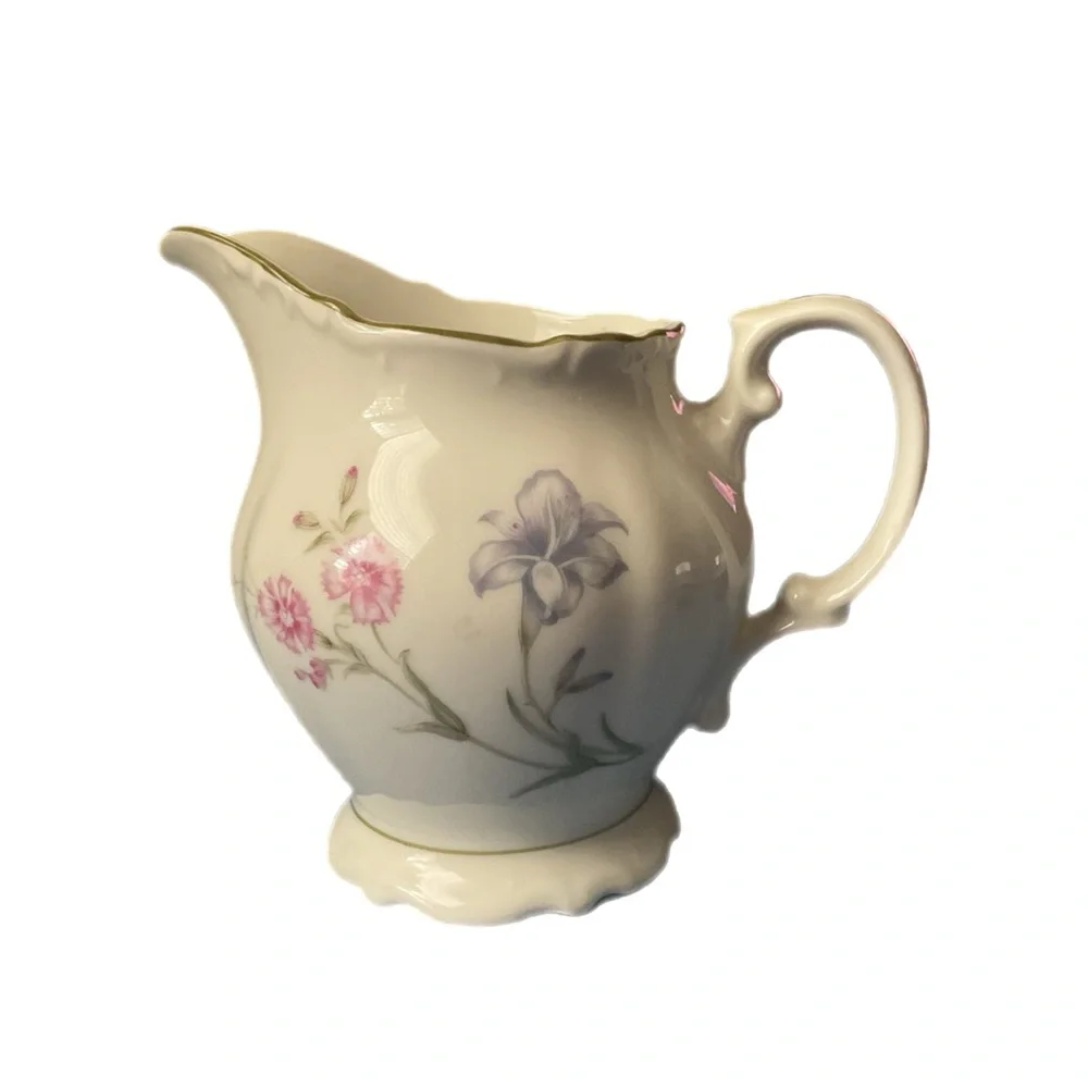 Marilyn Fine China Creamer & Sugar Made In Japan Floral Replacements Cottagecore